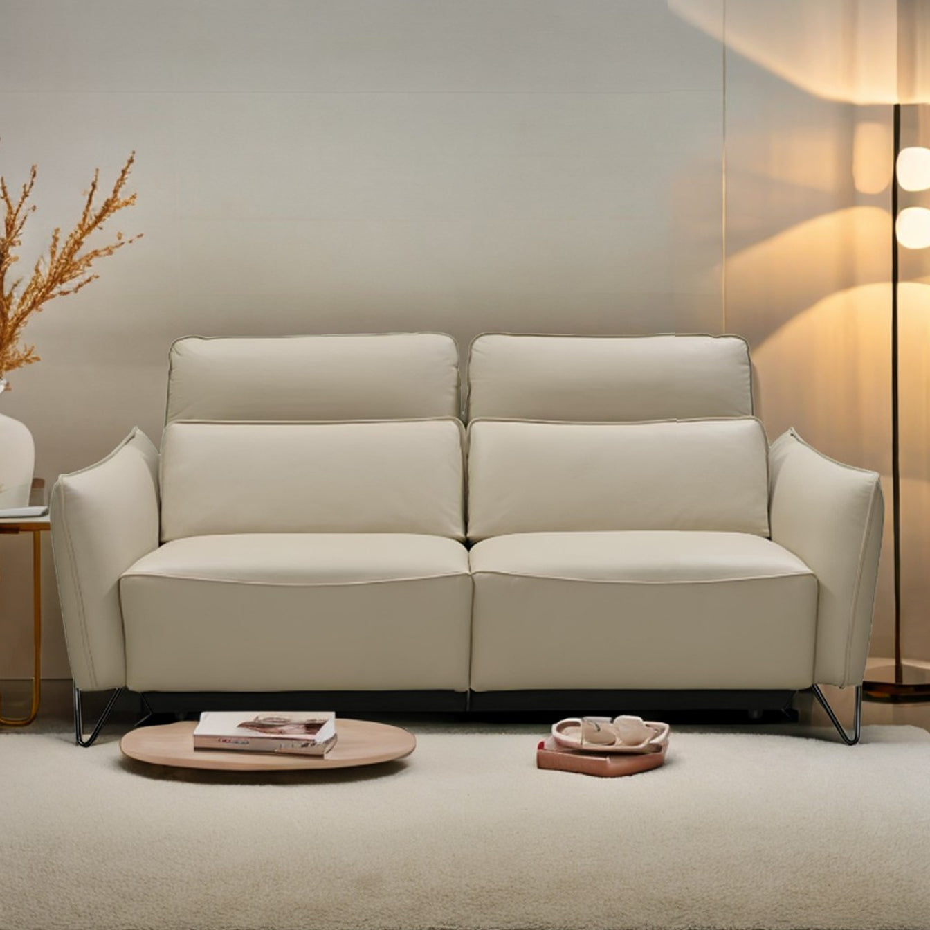 SOFA HOLLY - Sofa Relax electric Leather