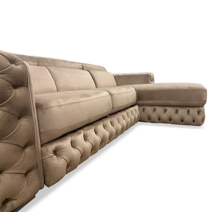 SOFA BED JENNIFER - Sofa Bed Tufted Velvet