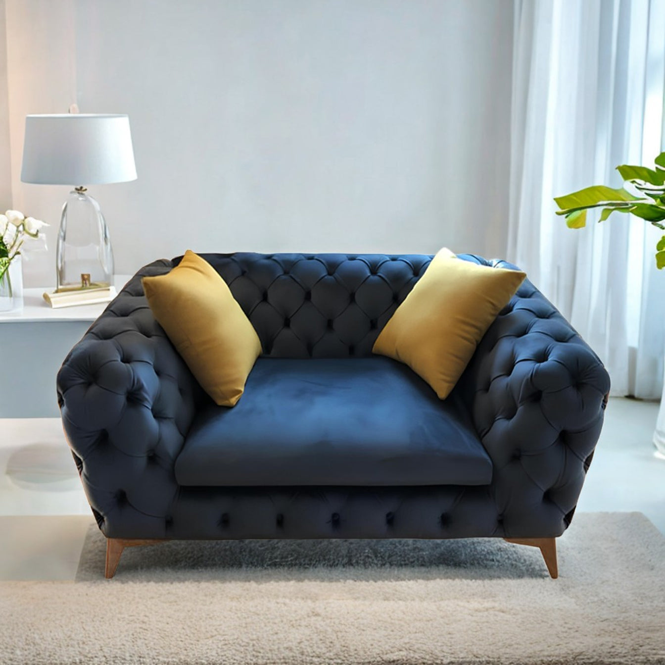 ARMCHAIR LUXURY - Armchair Tufted Velvet