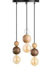 QUU CHANDELIER S WALNUT