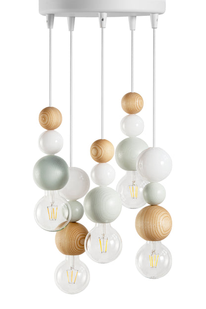 QUU CHANDELIER XL LIGHT GREEN