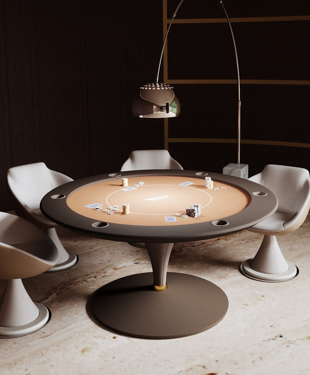 POKER TABLE ROUND ASSO