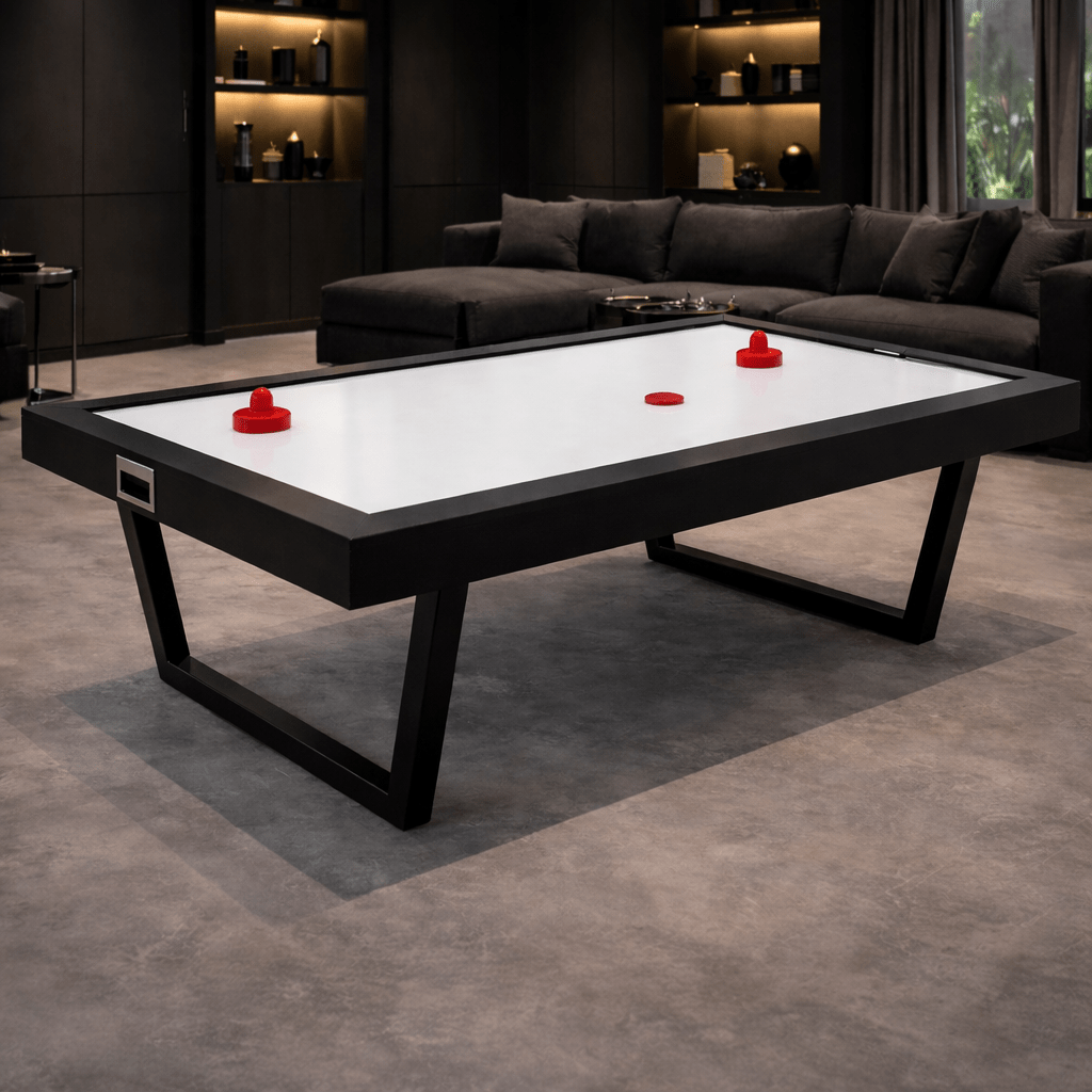 Handmade air hockey in black by Koralturk 