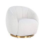 Armchair in white fabric by Richmond Interiors 