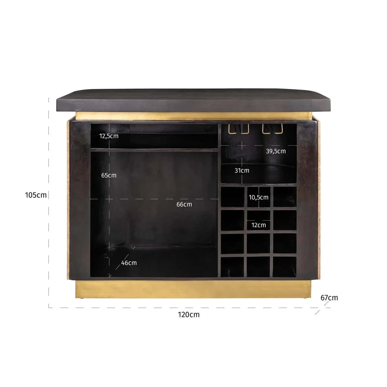 BAR CABINET MARTINI