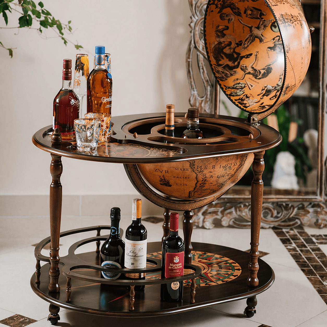 Zoffoli Artemide Bar Globe | Luxury Italian Globe Bar – Luxury of Zoffoli Artemide Bar Globe | Luxury Italian Globe Bar – Luxury of