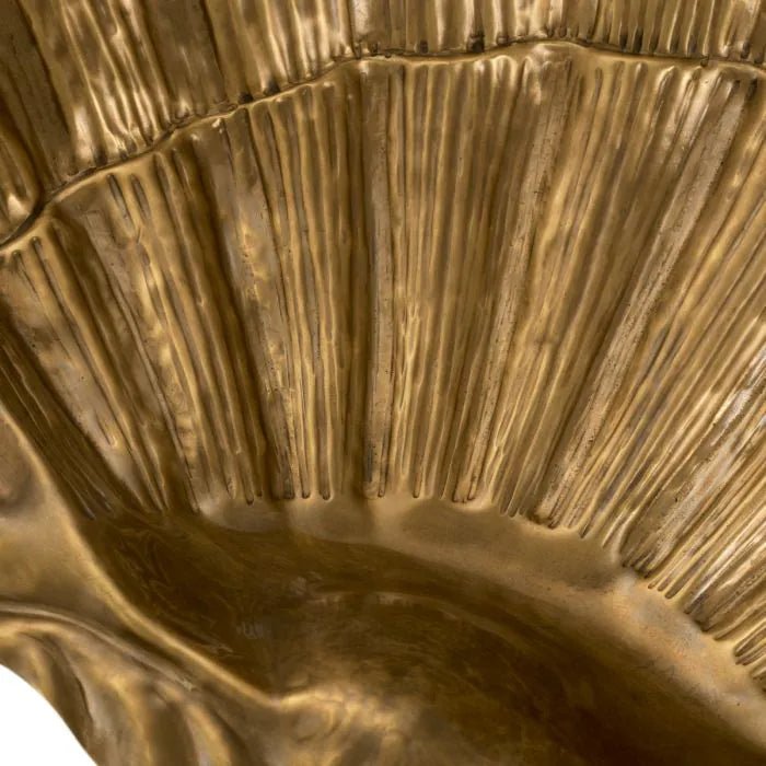 Eichholtz seashell bowl luxury decorative bowl white background