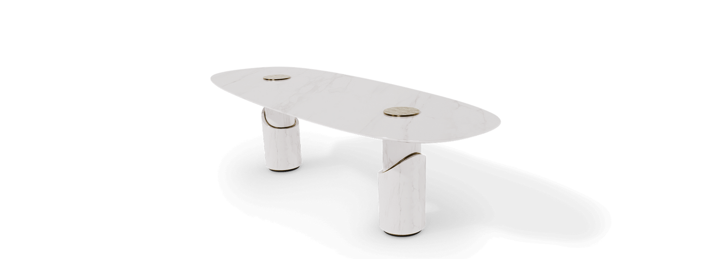 BREVE II OVAL DINING TABLE