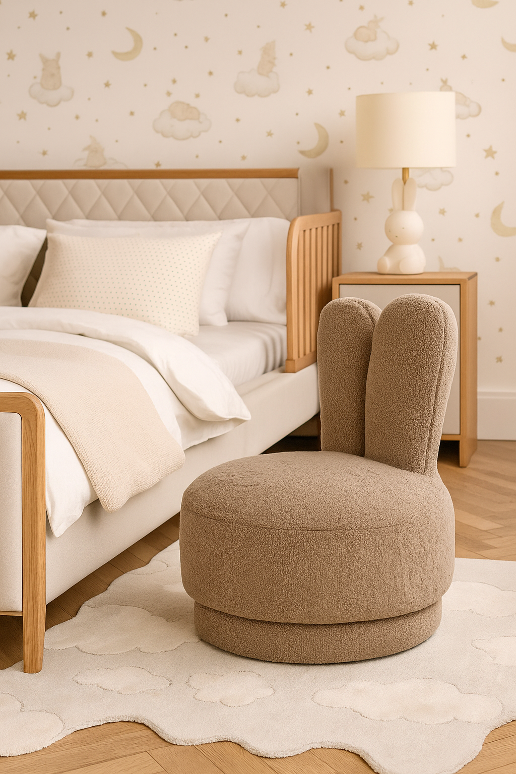 SEDIA GIREVOLE PER BAMBINI CONIGLIETTO