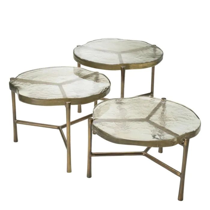 COFFEE TABLE BALDOVINI SET OF 3