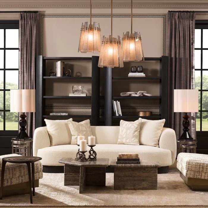 Eichholtz Ciro S coffee table in luxury modern living room interior