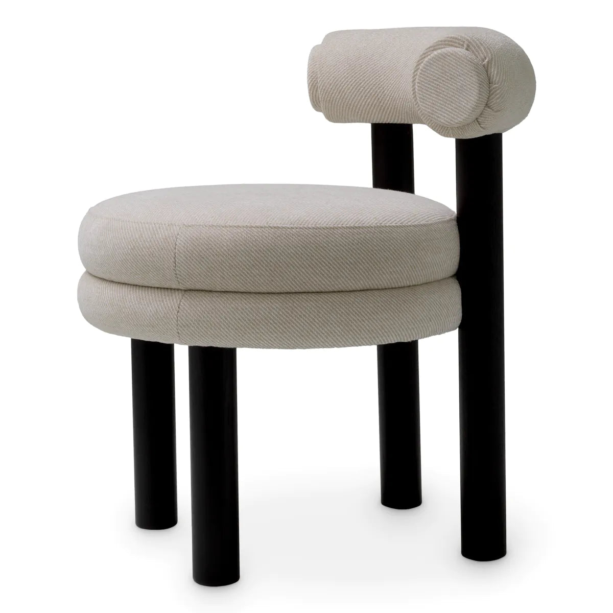 Dining Chair Zoey Eichholtz Fisher sand dining chair