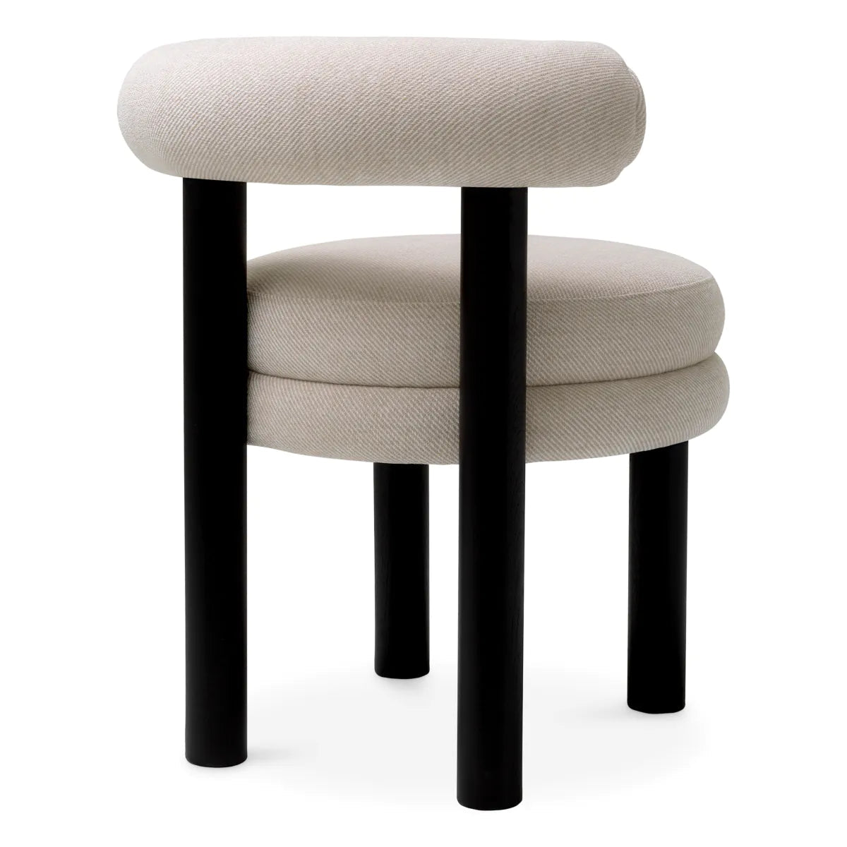 Dining Chair Zoey Eichholtz Fisher sand dining chair