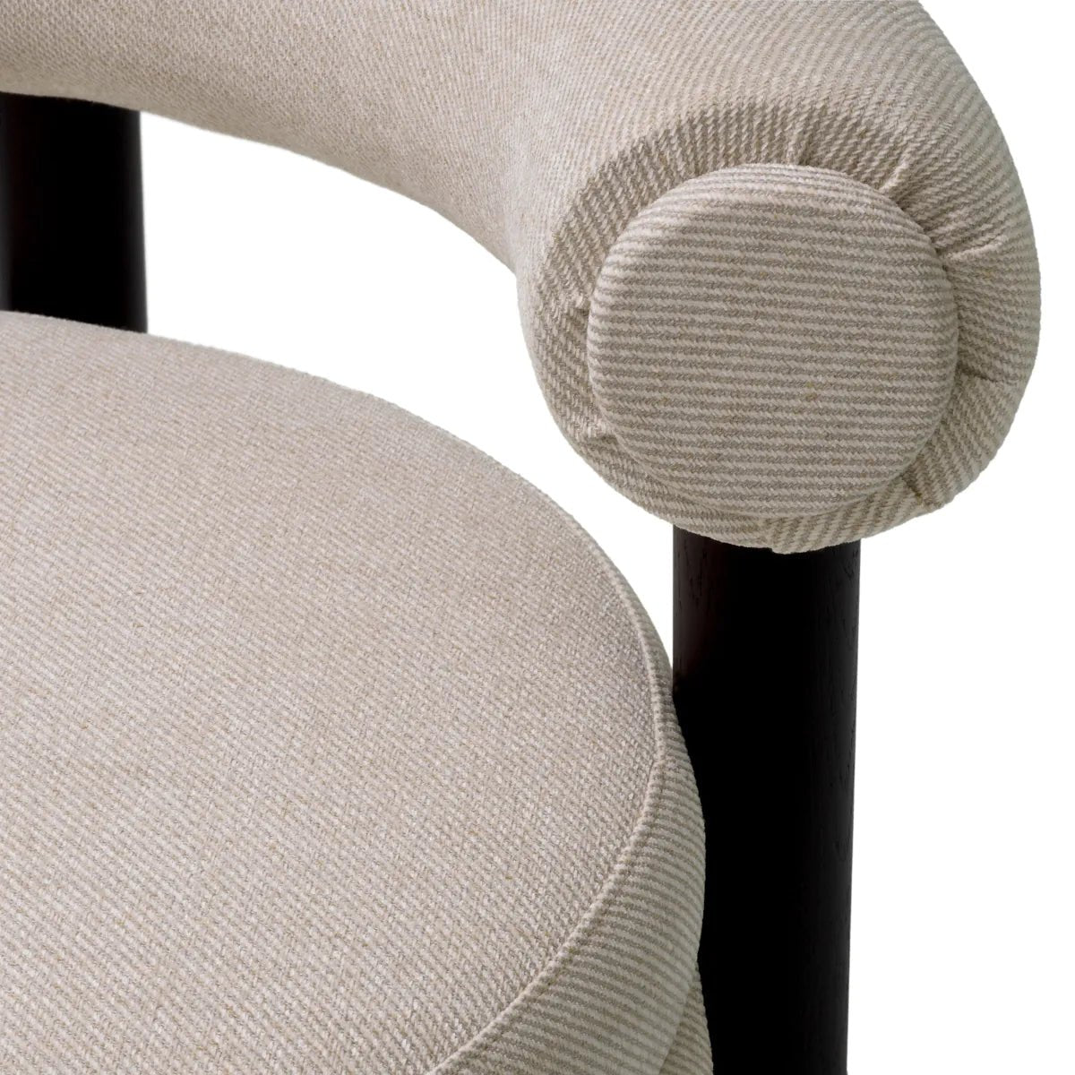 Dining Chair Zoey Eichholtz Fisher sand dining chair
