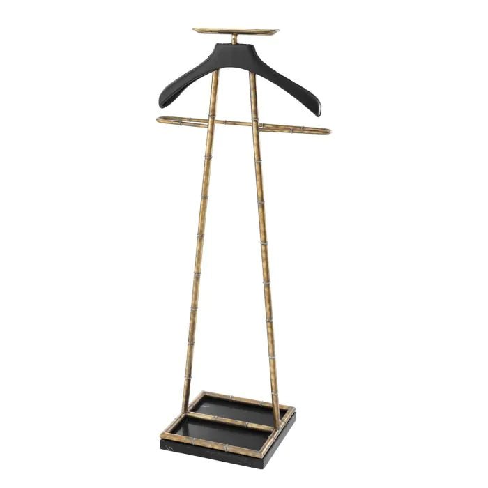 Dressboy Baker Eichholtz nickel valet stand