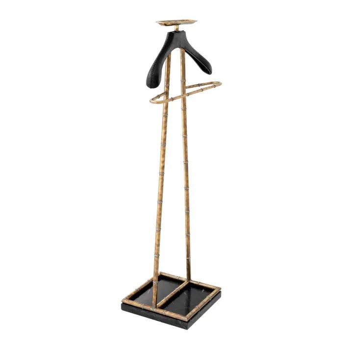 Dressboy Baker Eichholtz nickel valet stand