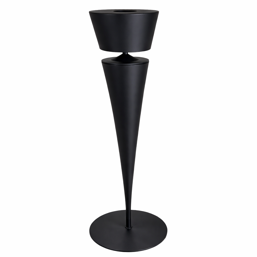 Luxury handmade italian speaker in black