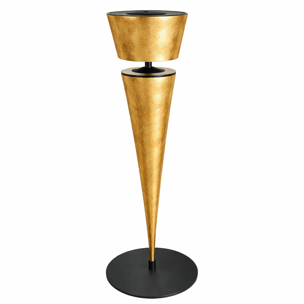 Luxury handmade italian speaker in gold 24k leaf 