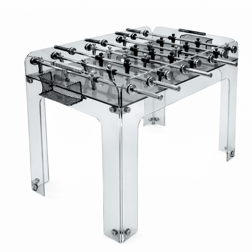 FOOTBALL TABLE GLASS - Luxury Glass foosball table – Luxury of Homes