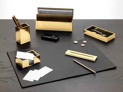 OFFICE SET OF 6 PIECES 24K GOLD LEAF