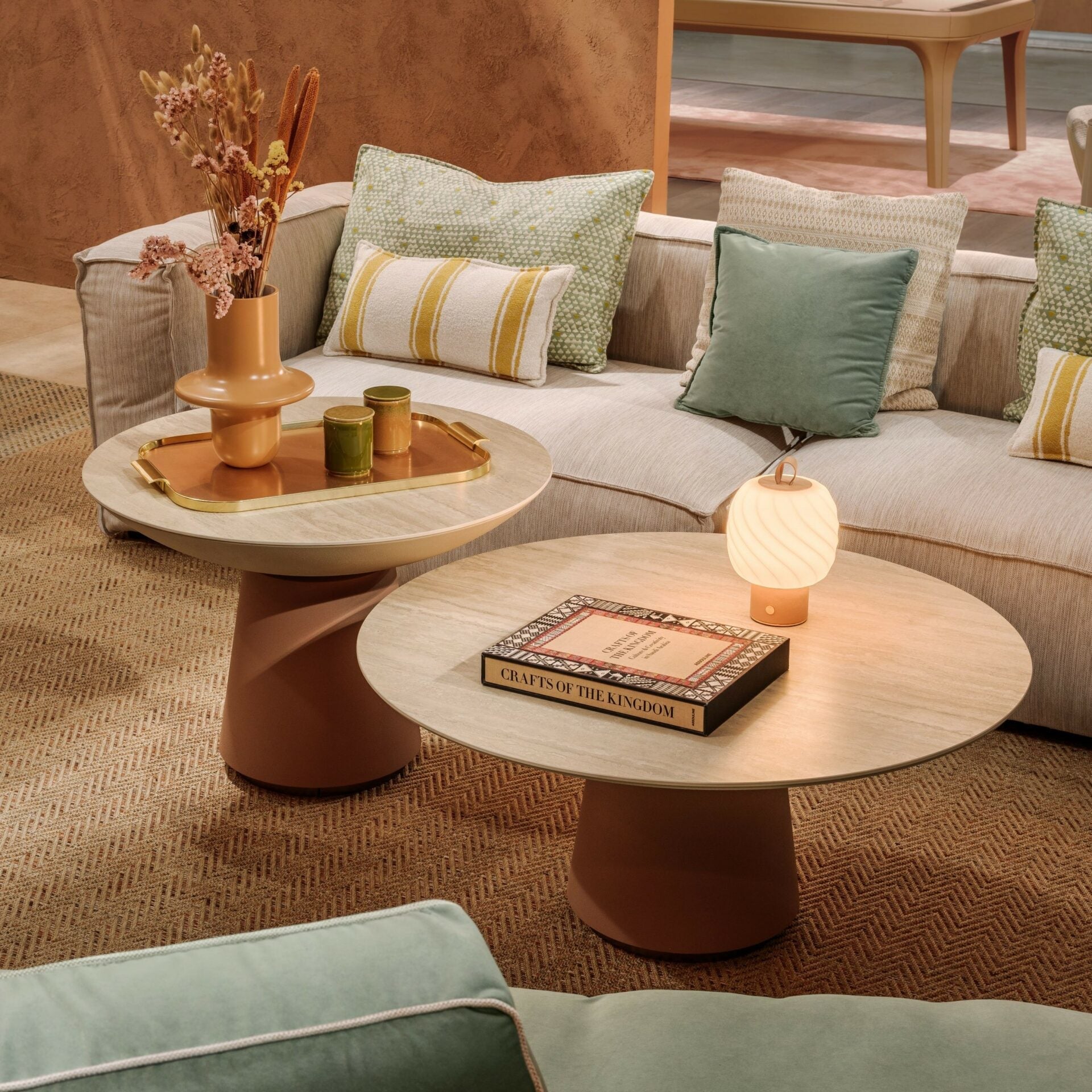 IN/OUTDOOR COFFE TABLE ECLISSE SET OF 3