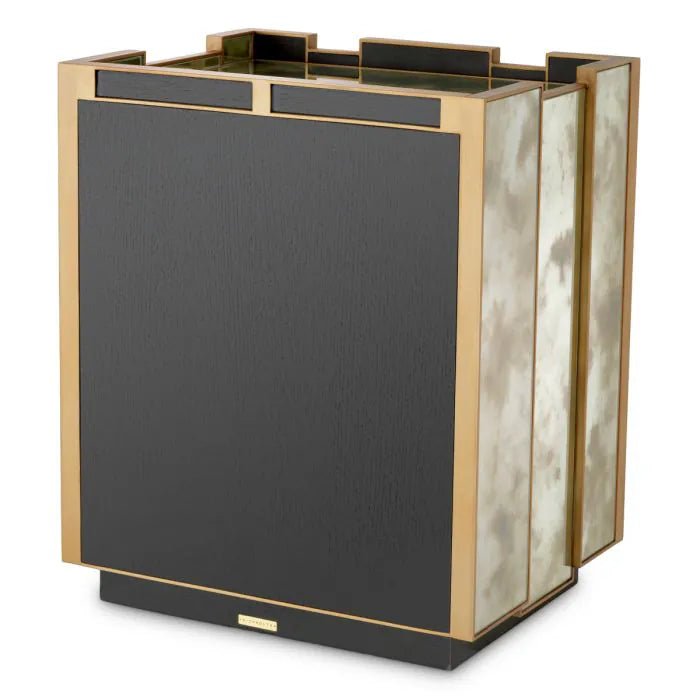 Eichholtz Nottingham nightstand luxury bedside table in modern bedroom