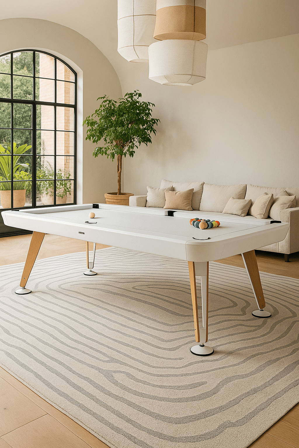 OUTDOOR POOL TABLE DIAGONAL