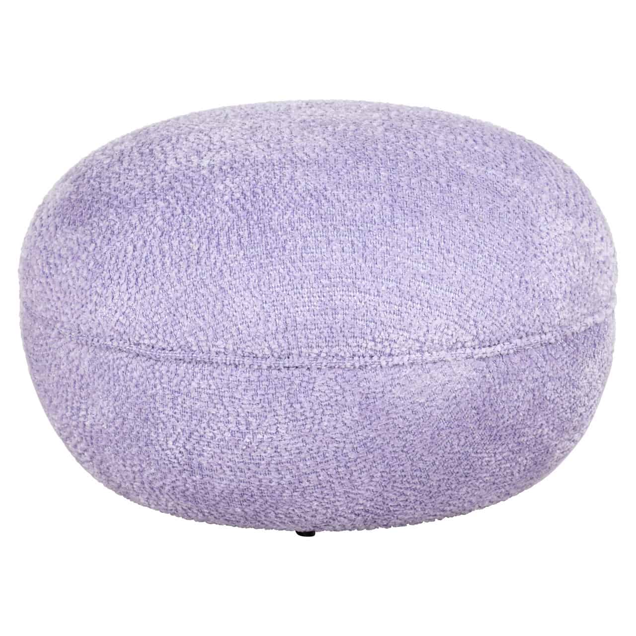 Richmond's interiors pink fabric pouf  