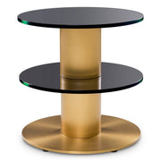 SIDE TABLE DORADO