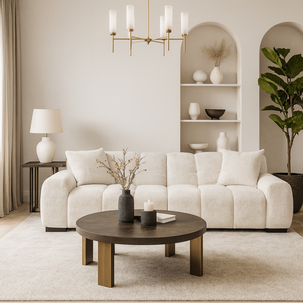 3 seaters sofa in fabric by Richmond interiors 