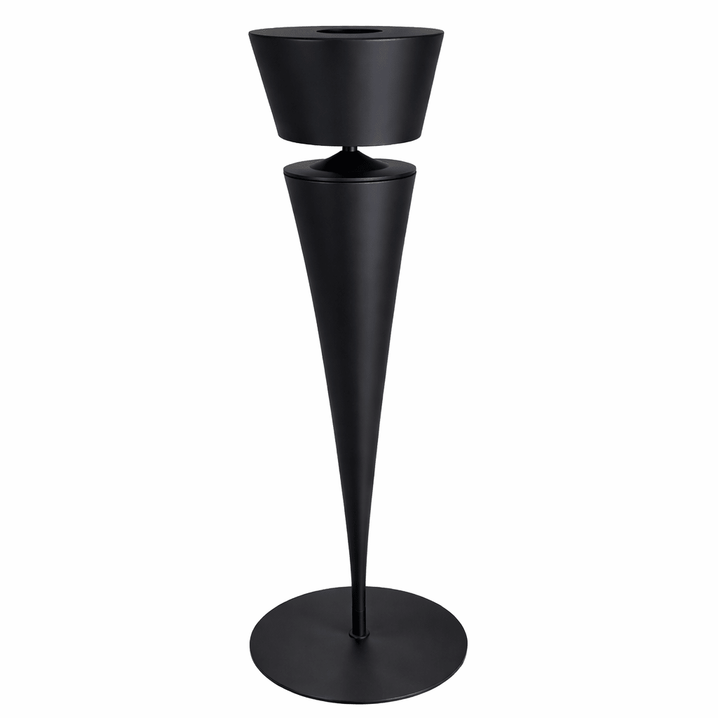 Luxury handmade italian speaker in black