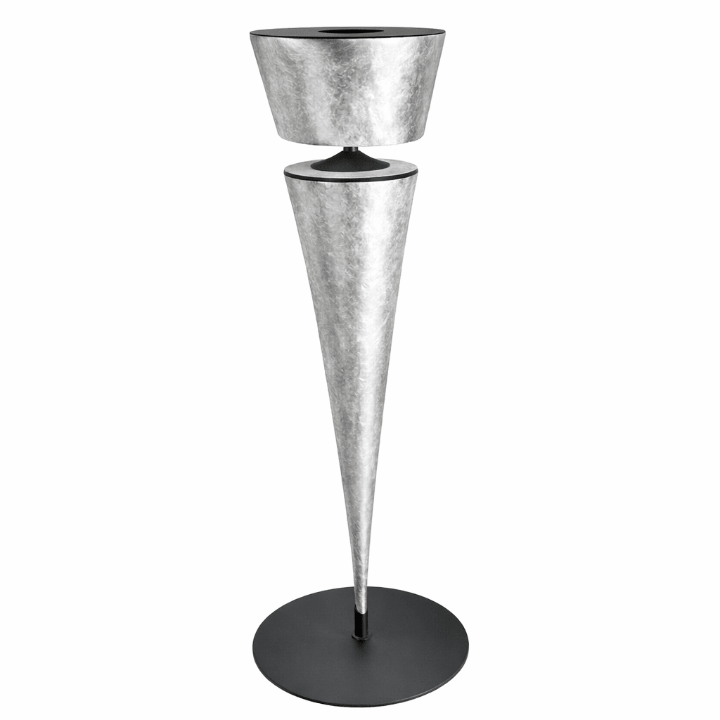 Luxury handmade italian speaker in silver leaf 