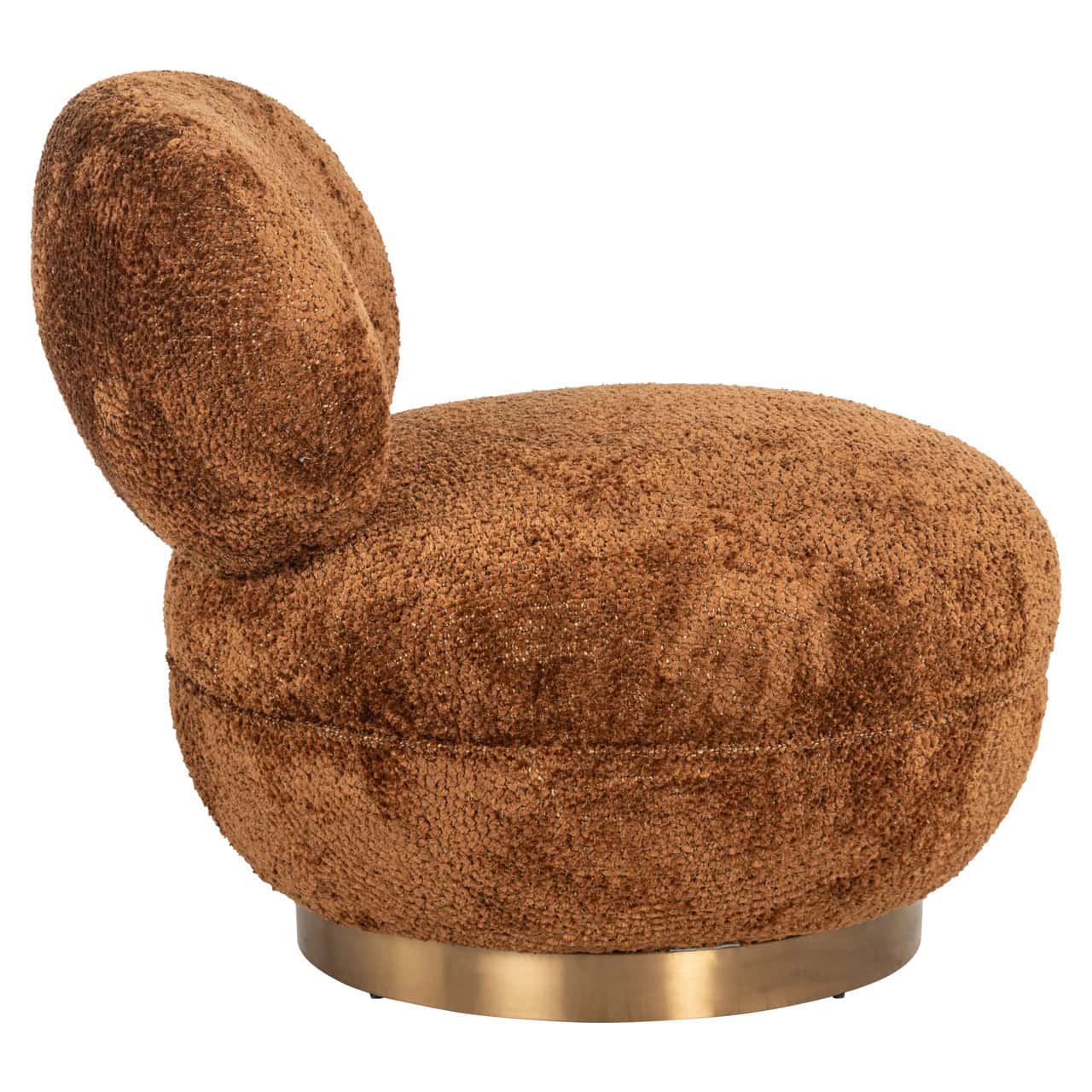 Swivel Chair Jace Richmond textured fabric armchair