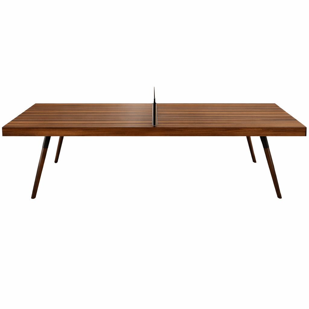 Handmade tennis table in brown wood by Koralturk