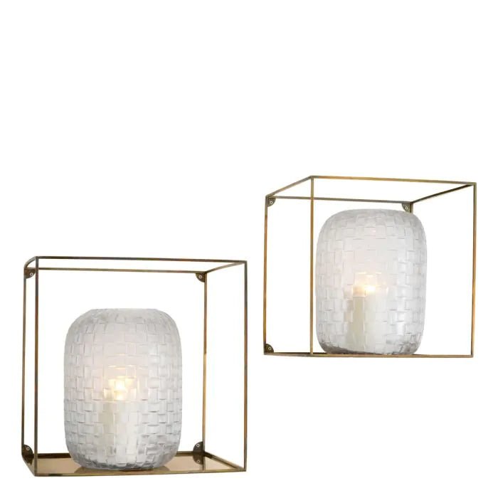 WALL RACK DECO SQUARE SET OF 2