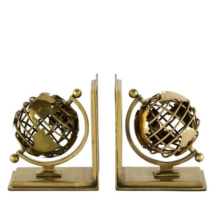 BOOKEND GLOBE SET OF 2