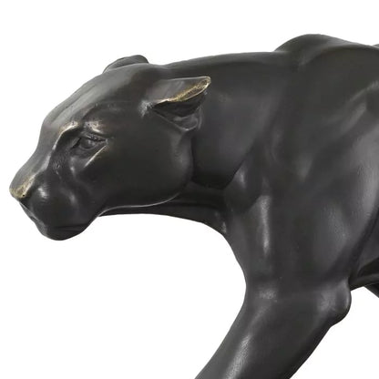 PANTHER ON MARBLE BASE