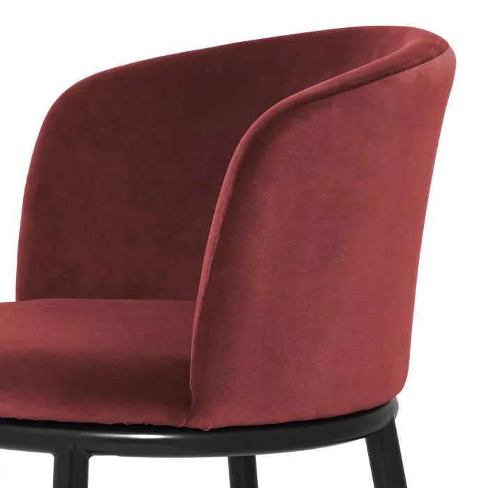 Dark red dining discount chairs