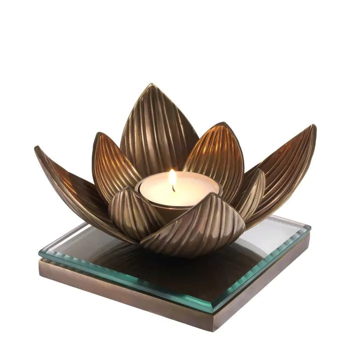 TEALIGHT HOLDER LOTUS