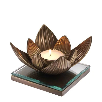 TEALIGHT HOLDER LOTUS