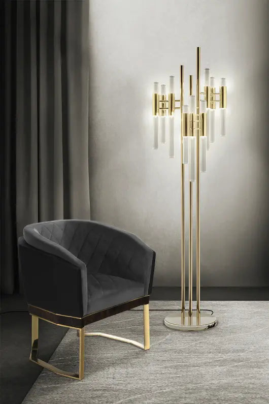 Waterfall online floor lamp