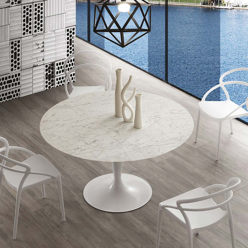 ISLAND MARBLE DINING TABLE