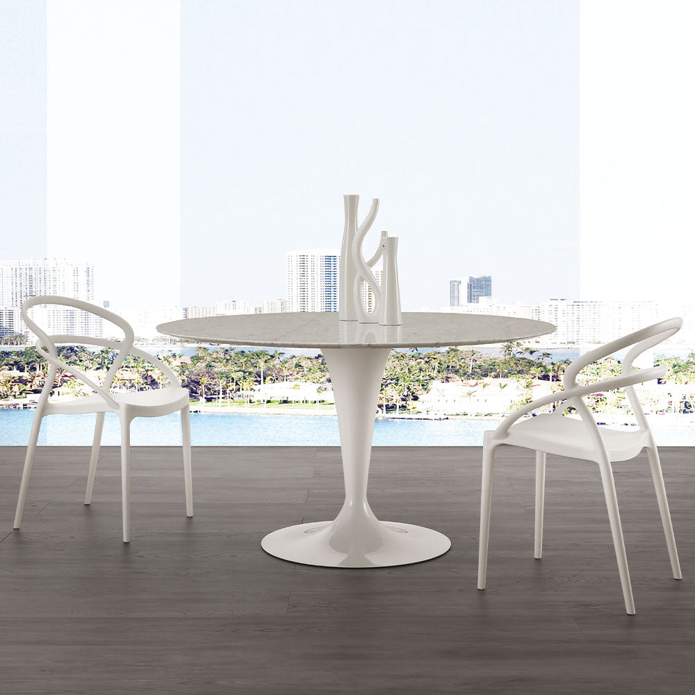 ISLAND MARBLE DINING TABLE