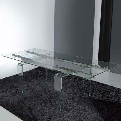 GLASS DINING TABLE