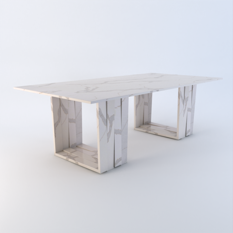 ARIA DOUBLE BASE DINING TABLE