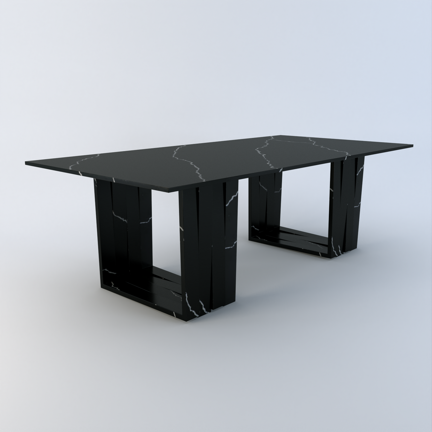 ARIA DOUBLE BASE DINING TABLE