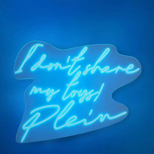 NEON I DON'T SHARE MY TOYS - PHILIPP PLEIN HOME COLLECTION