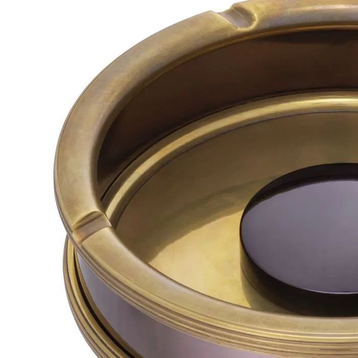 Ashtray Ella by Eichholtz – vintage-finish designer ashtray