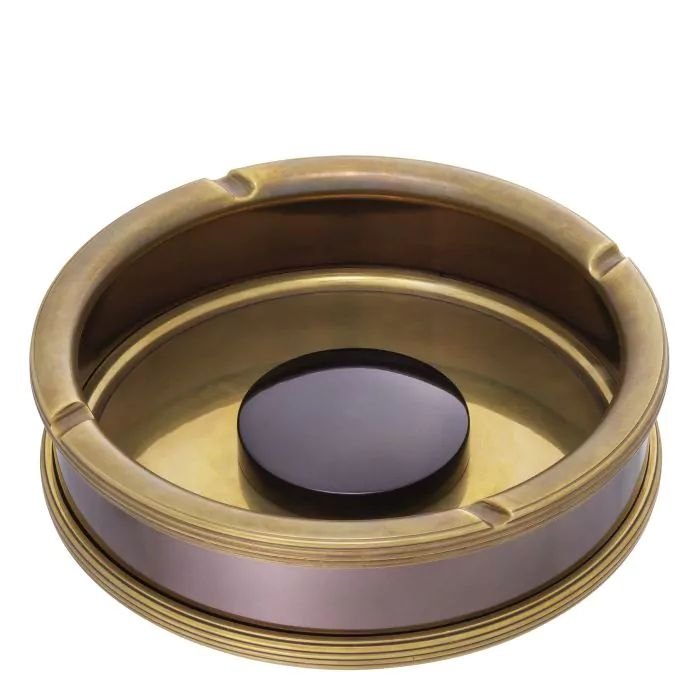 Ashtray Ella by Eichholtz – vintage-finish designer ashtray