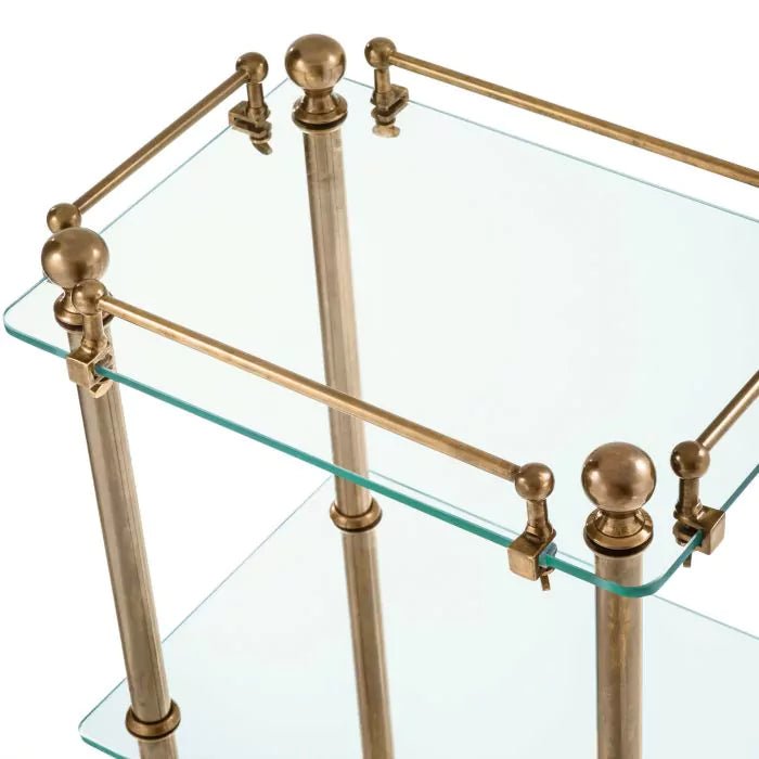 Bathroom Rack Devon three-tier metal storage shelf